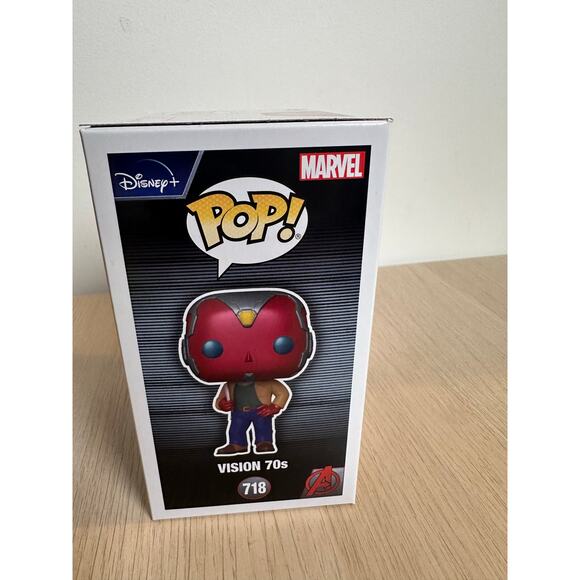 Wandavision Funko Pop - Vision 70s - NEW IN BOX - Picture 3 of 6